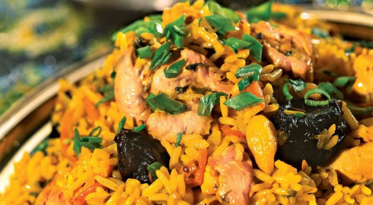 Плов с курицей и черносливом рецепт с пошагово Плов с курицей и черносливом рецепт с пошагово