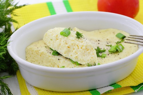 ტრადიციული steaming omelet